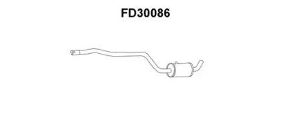 Veneporte FD30086 Muffler assy front Veneporte FD30086 Muffler assy front