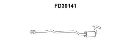 Veneporte FD30141 Muffler assy front Veneporte FD30141 Muffler assy front