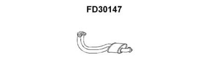 Veneporte FD30147 Muffler assy front Veneporte FD30147 Muffler assy front