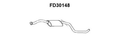 Veneporte FD30148 Muffler assy front Veneporte FD30148 Muffler assy front