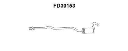 Veneporte FD30153 Muffler assy front Veneporte FD30153 Muffler assy front