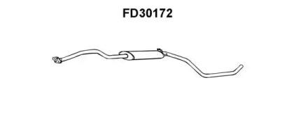 Veneporte FD30172 Muffler assy front Veneporte FD30172 Muffler assy front