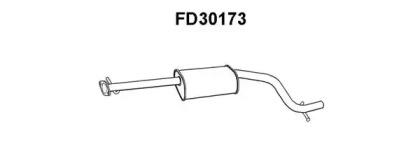 Veneporte FD30173 Muffler assy front Veneporte FD30173 Muffler assy front