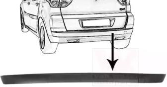 Van Wezel 0972550 Накладка бампера Van Wezel 0972550 Накладка бампера