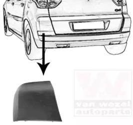 Van Wezel 0972553 Накладка бампера Van Wezel 0972553 Накладка бампера