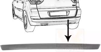 Van Wezel 0972555 Накладка бампера Van Wezel 0972555 Накладка бампера