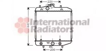 Van Wezel 11002025 Радіатор охолодження двигуна Van Wezel 11002025 Радіатор охолодження двигуна