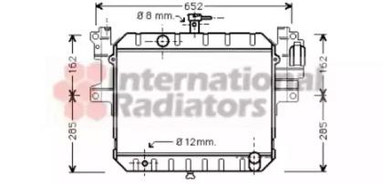 Van Wezel 11002040 Радіатор охолодження двигуна Van Wezel 11002040 Радіатор охолодження двигуна