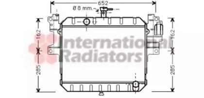 Van Wezel 11002041 Радіатор охолодження двигуна Van Wezel 11002041 Радіатор охолодження двигуна