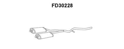 Veneporte FD30228 Muffler assy front Veneporte FD30228 Muffler assy front
