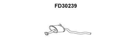 Veneporte FD30239 Muffler assy front Veneporte FD30239 Muffler assy front