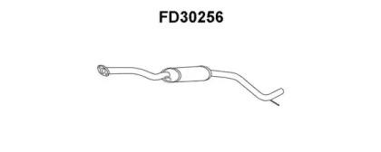 Veneporte FD30256 Muffler assy front Veneporte FD30256 Muffler assy front