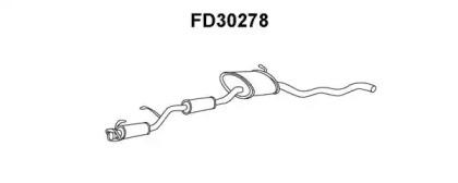 Veneporte FD30278 Muffler assy front