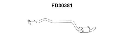 Veneporte FD30381 Muffler assy front Veneporte FD30381 Muffler assy front