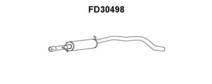 Veneporte FD30498 Середній глушник вихлопних газів Veneporte FD30498 Середній глушник вихлопних газів