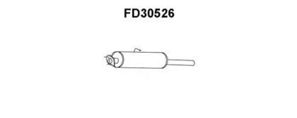 Veneporte FD30526 Muffler assy front Veneporte FD30526 Muffler assy front
