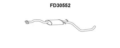 Veneporte FD30552 Muffler assy front