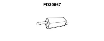 Veneporte FD30567 Глушник вихлопних газів кінцевий Veneporte FD30567 Глушник вихлопних газів кінцевий