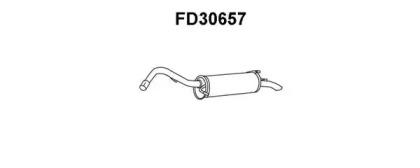 Veneporte FD30657 Глушник вихлопних газів кінцевий