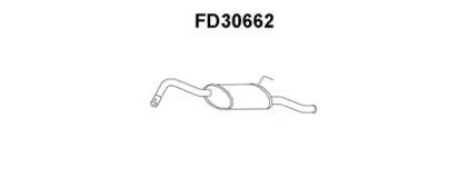 Veneporte FD30662 Глушник вихлопних газів кінцевий Veneporte FD30662 Глушник вихлопних газів кінцевий