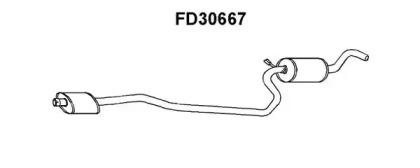 Veneporte FD30667 Muffler assy front Veneporte FD30667 Muffler assy front