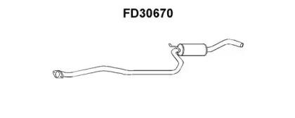 Veneporte FD30670 Muffler assy front Veneporte FD30670 Muffler assy front