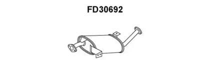 Veneporte FD30692 Muffler assy front Veneporte FD30692 Muffler assy front