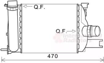 Van Wezel 15004013 Інтеркулер Van Wezel 15004013 Інтеркулер