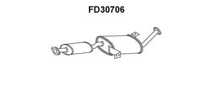 Veneporte FD30706 Muffler assy front Veneporte FD30706 Muffler assy front