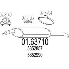 MTS 01.63710 Schalldaempfer
