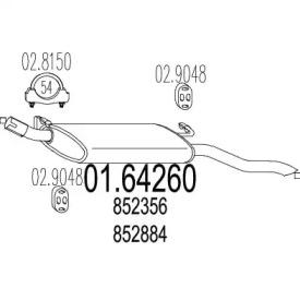 MTS 01.64260 Schalldaempfer
