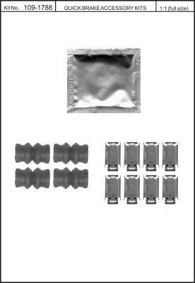 Quick Brake 109-1788 Spring set disc brake