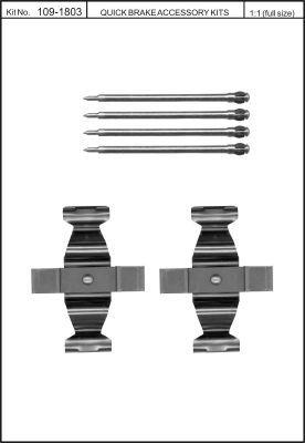 Quick Brake 109-1803 Spring set disc brake Quick Brake 109-1803 Spring set disc brake