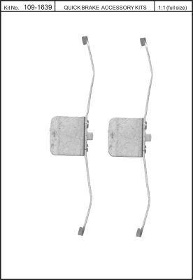 Quick Brake 109-1639 Spring set disc brake