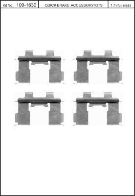 Quick Brake 109-1630 Spring set disc brake Quick Brake 109-1630 Spring set disc brake
