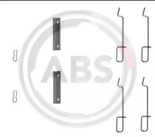 A.B.S. 1125Q Монтажний комплект гальмівних колодок