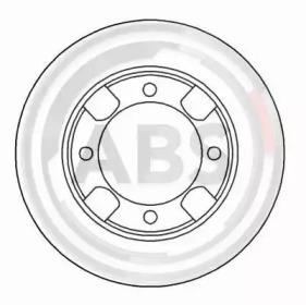 A.B.S. 16091 Brake disc A.B.S. 16091 Brake disc