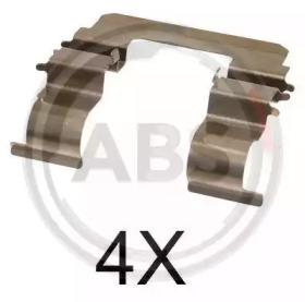A.B.S. 1615Q Монтажний комплект гальмівних колодок