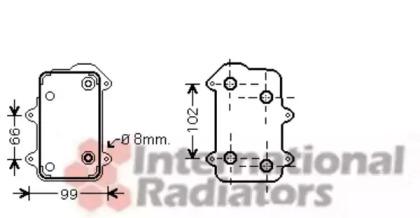 Van Wezel 74003051 Радіатор масляний