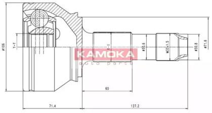 Kamoka 6501 Шрус Kamoka 6501 Шрус