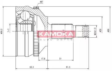 Kamoka 6576 Шрус Kamoka 6576 Шрус