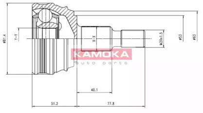 Kamoka 6864 Шрус Kamoka 6864 Шрус