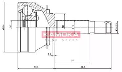 Kamoka 7002 Шрус Kamoka 7002 Шрус