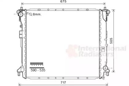 Van Wezel 81002103 Радіатор Van Wezel 81002103 Радіатор