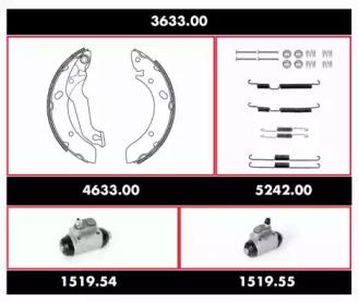Woking 3633.00 Szczeki hamulcowe superkit