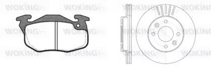 Woking 80923.02 Комплект гальмівних дисків з колодками