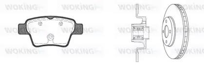 Woking 810383.20 Комплект гальмівних дисків з колодками Woking 810383.20 Комплект гальмівних дисків з колодками