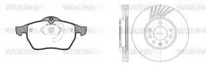 Woking 82903.02 Комплект гальмівних дисків з колодками Woking 82903.02 Комплект гальмівних дисків з колодками