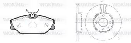 Woking 83083.04 Комплект гальмівних дисків з колодками
