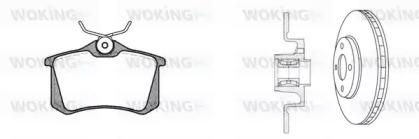Woking 83633.26 Комплект гальмівних дисків з колодками Woking 83633.26 Комплект гальмівних дисків з колодками